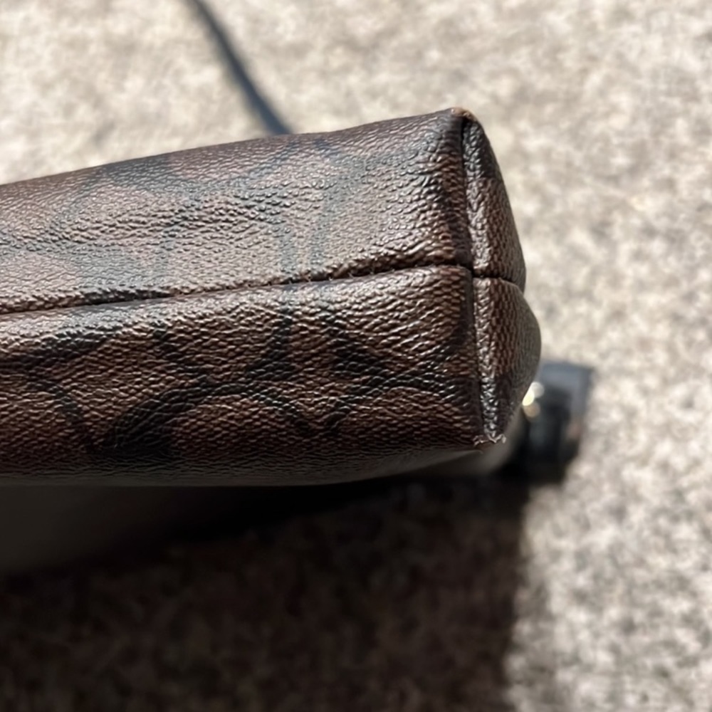 Coach Signature Crossbody Bag Black & Brown (F34938) - Picture 7 of 14